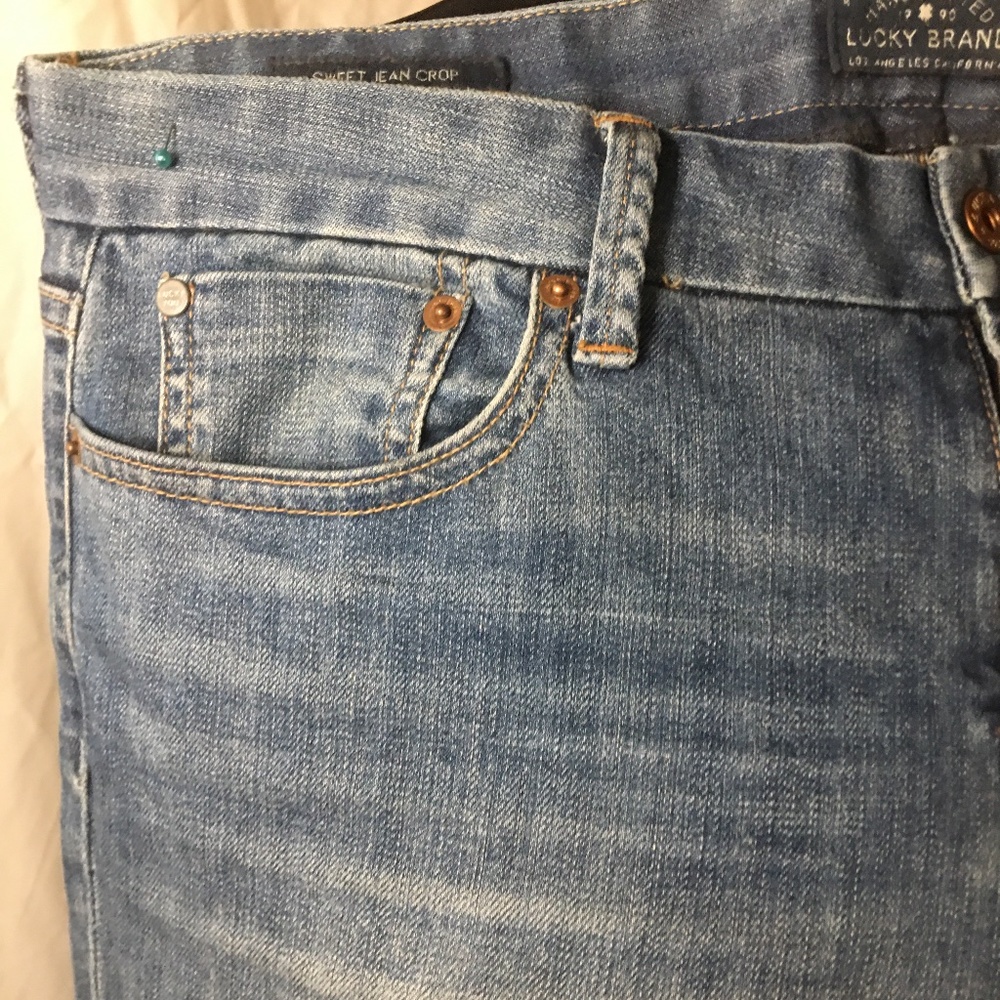 Lucky Brand Sweet Jean Crop Mid-Rise Size 10 / 30